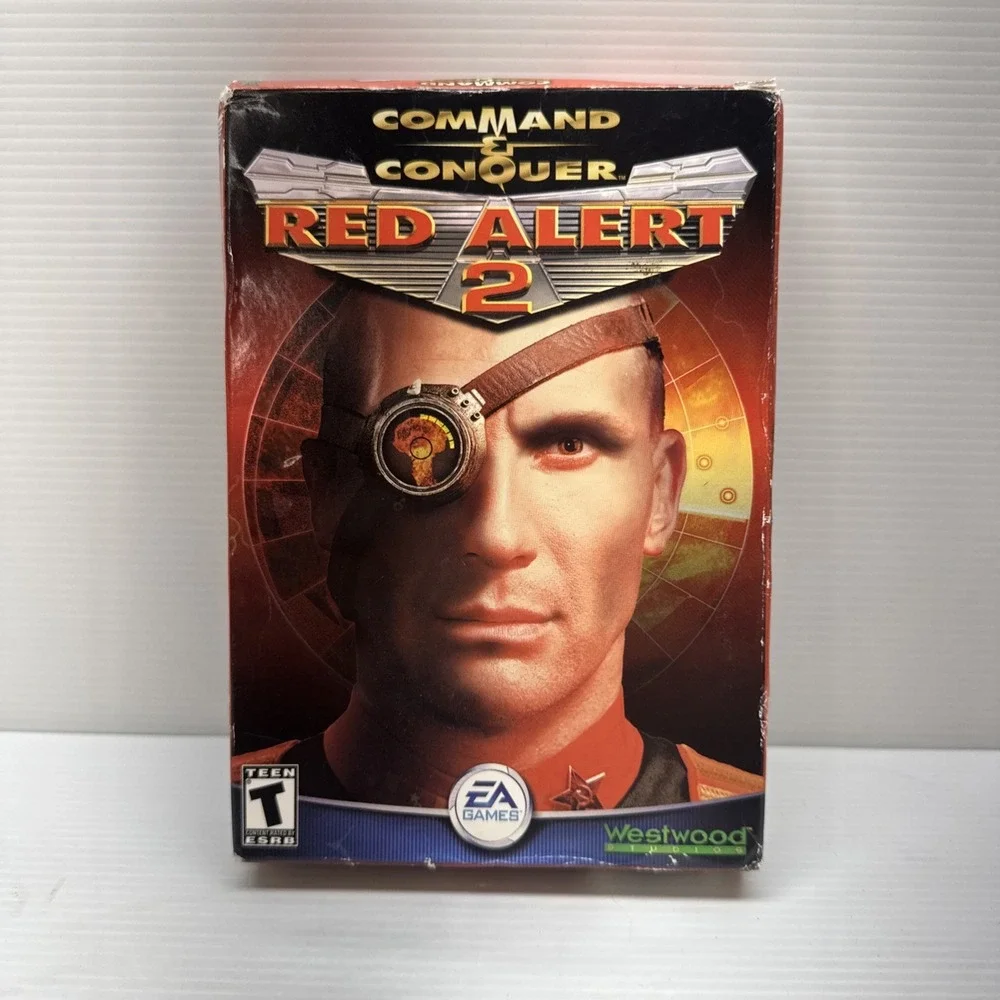 Command & Conquer: Red Alert 2 BOX PC Win 95 CD-Rom Westwood - BOX & Insert ONLY